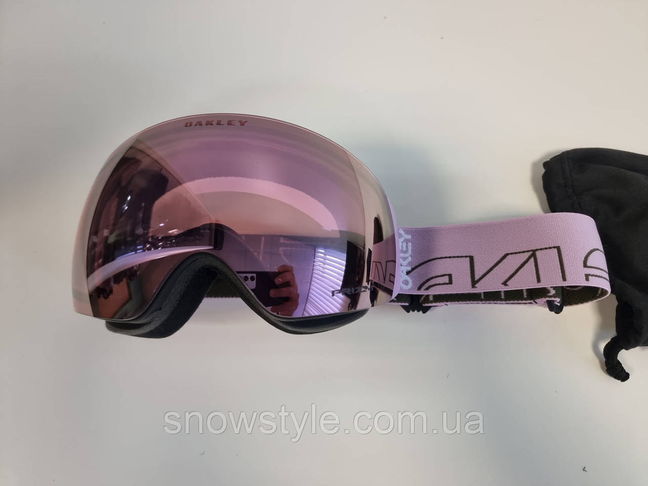 Гірськолижна маска Oakley Flight Deck M (XM) Lavender I am Лінза Prizm Hi Pink УЦІНКА, фото 1