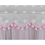 Дитячий ігровий намет будиночок Kruzzel 8772/23476 шатер палатка сіро-рожева, фото 3