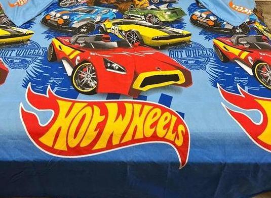 Полуторне простирадло звичайне 150х220, бязь Голд, принт: Хот Вілс