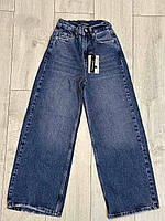 Джинси широкі підліткові для дівчинки сині Cocodas 164