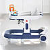 Ходунки зі знімною музичною панеллю M 5032L-4, стопор, силіконові колеса, шкіряне сидіння, фото 4