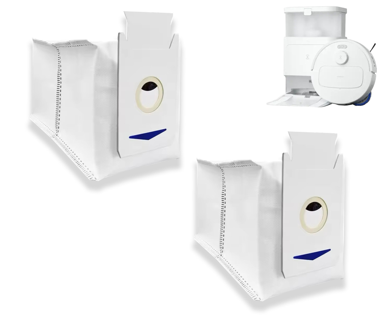 Мішки 2 шт для пилу для роботів-пилососів Ecovacs Deebot N30 Omni / N30 Pro Omni