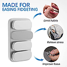 Магнітний слайдер-клікер-антистрес TYPEWRITER іграшка з металу фіджет EDC, фото 8