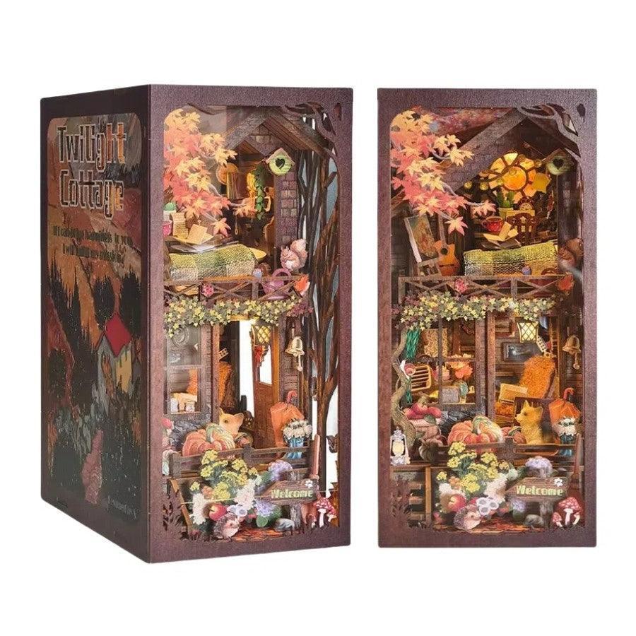 Бук Нук Сутінковий котедж 3D Інтер'єрний конструктор Twilight Cottage DIY Book Nook Kit SL-07, фото 1