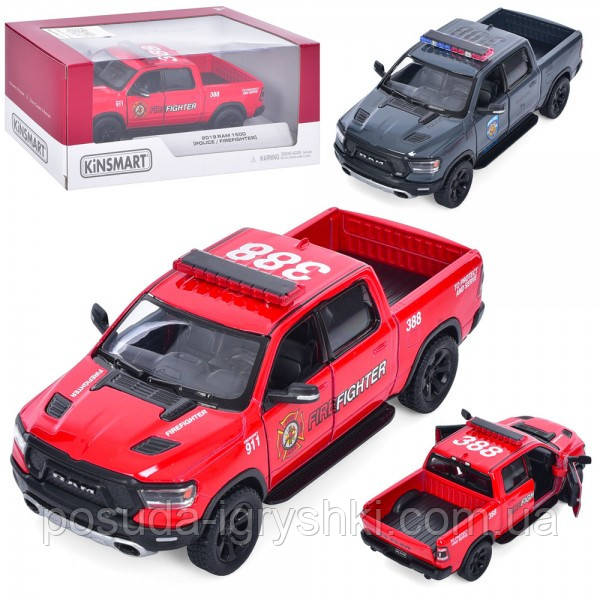 Джип KT5413WPR  металевий, інерційний, 12,5см, відчиняються двері, гумові колеса, в коробці, 16-7-8см, фото 1