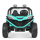 Електромобіль дитячий Джип M 4969EBLR (24V), Бірюзовий, фото 2