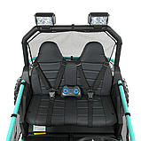 Електромобіль дитячий Джип M 4969EBLR (24V), Бірюзовий, фото 8