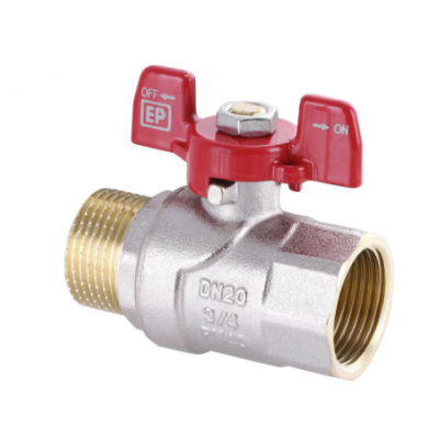 Кран кульовий EUROPRODUKT 3/4" ГШБ (3/4" ГШБ), фото 1