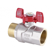 Кран кульовий EUROPRODUKT 3/4" ГШБ (3/4" ГШБ)