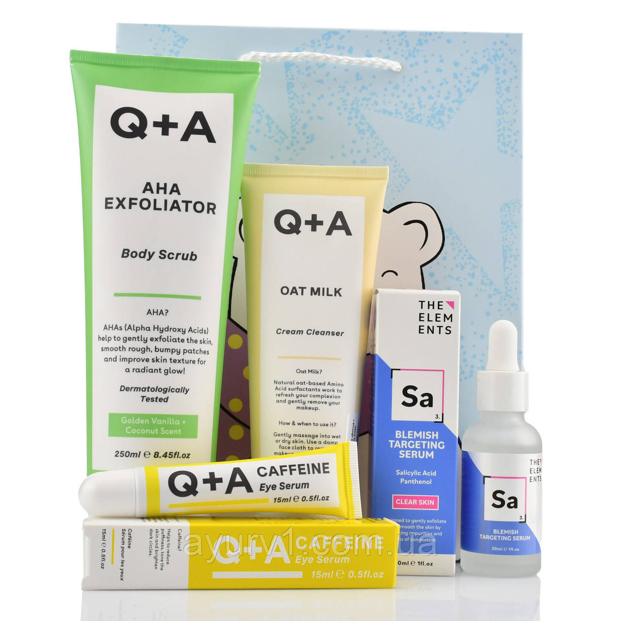 Подарунковий набір "Комплексний догляд для сяючої та здорової шкіри"