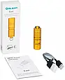 Ліхтар-брелок акумуляторний Olight I1R2 PRO East жовтий, фото 5