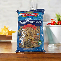 Макарони трикольорні із твердих сортів