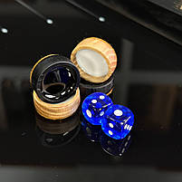 Нарди скляні з дерев'яним корпусом Носоріг 50×24×6см на подарунок, фото 7