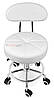 Уцінка! Стільчик майстра на колесиках Homart 687PS білий (9784), фото 3