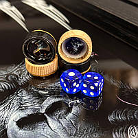 Нарди скляні у поєднанні з деревом Горила 50×24×6см на подарунок, фото 6