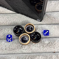 Нарди скляні у поєднанні з деревом Горила 50×24×6см на подарунок, фото 7