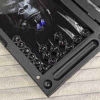 Нарди скляні у поєднанні з деревом Горила 50×24×6см на подарунок, фото 8