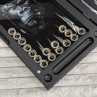 Нарди скляні у поєднанні з деревом Горила 50×24×6см на подарунок, фото 10