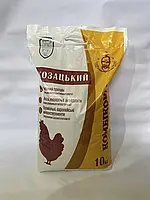 Полнорационный комбикорм для яйценоских кур КПК 1-25 Яичные Кроссы от 48 недель Козацький 10кг