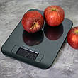 Кухонні настільні електронні ваги із сенсорним керуванням Usb до 5кг LCD-дисплей Grunhelm KES-045UB Чорний, фото 6