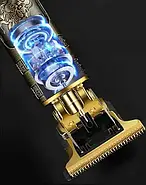 Тример акумуляторний для стрижки з дисплеєм та насадками RAF R.431, фото 3