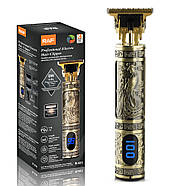 Тример акумуляторний для стрижки з дисплеєм та насадками RAF R.431, фото 9