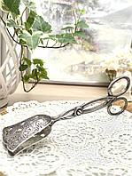 Посріблені щипці для торта, десертів, флористичний дизайн, Німеччина, Alpaka Silber, сріблення