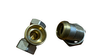 Кран радіаторний кутовий 1/2" x 1/2" (PN16) латунний, вентельний (ПАРА), фото 5