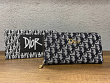 Жіночий стильний гаманець на змійці Dior (гуртом/роздріб)