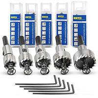 Набір коронок по металу S&R Meister Meister HSS M35 Co5% (у зборі) 5 шт