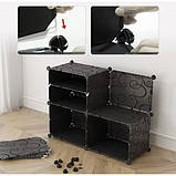 Модульна полиця для взуття, 3 модулі 6 полиць Ruhhy 12264, фото 7