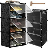 Модульна полиця для взуття, 3 модулі 6 полиць Ruhhy 12264, фото 2