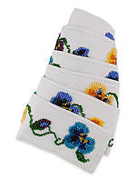 Пояс розшитий бісером "Фіалки"