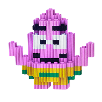 Конструктор Magic Blocks Мультгерої Спанч Боб, 3D конструктор 120 мм