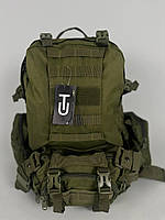 Рейдовий модульний рюкзак Ultimatum RT-213 Олива 55 літрів,Штурмовий похідний тактичний рюкзак