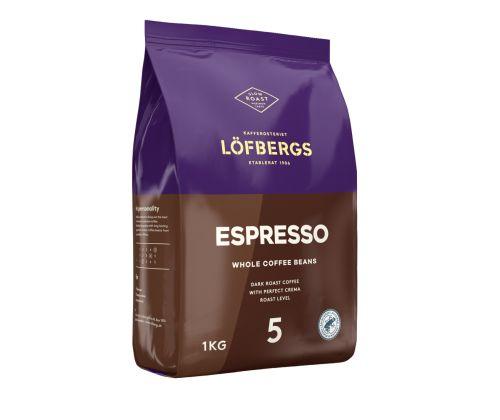 Кава Lofbergs Espresso в зернах 1 кг
