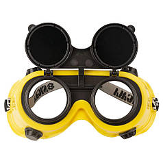 Окуляри зварника з відкидним склом (круглі) SIGMA (9413651)