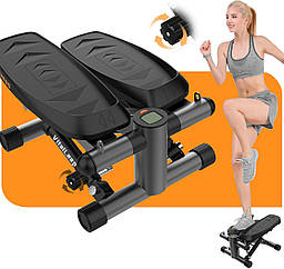 Тренажер для ніг Степпер — кроковий тренажер з вантажопідйомністю 125 кг для домашнього фітнесу та реабілітації