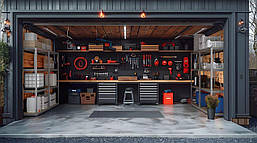 Стелаж SL Бюджет ОМ 1600х800х300 Меткас, 175 кг/полку, 4 полки, МДФ, оцинкований, металевий, фото 2