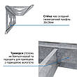 Стелаж Титан ОД 1800х1800х700 Меткас, 250 кг/полку, 4 полиці, ДСП, оцинкований, металевий, фото 11