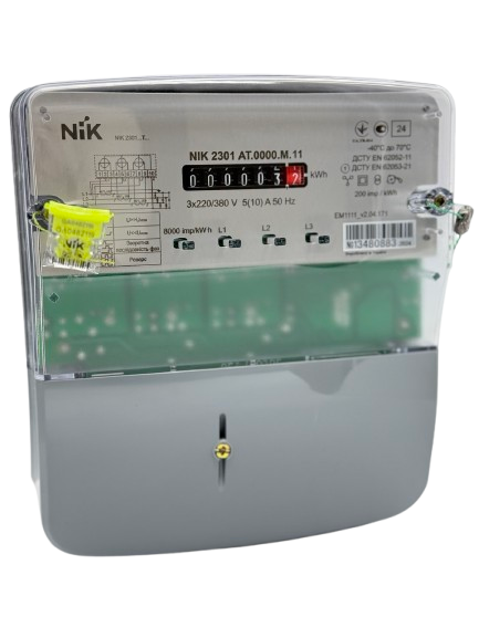 Лічильник електроенергії NIK 2301 AT.0000.М.11 (однотарифний)