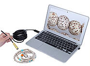 Ендоскоп-камера USB водонепроникний з 4LED підсвічуванням і кабелем 5 метрів, фото 3