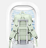 Рюкзак міський місткий вологозахищений 20-35 чорний 2265, фото 6