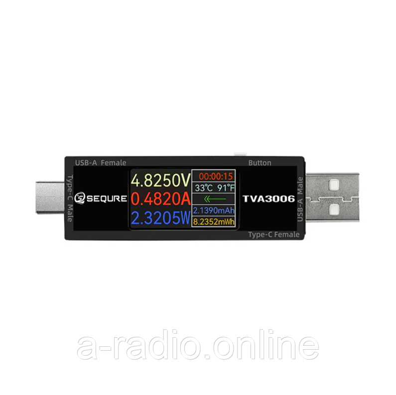 USB-C тестер SEQURE TVA3006