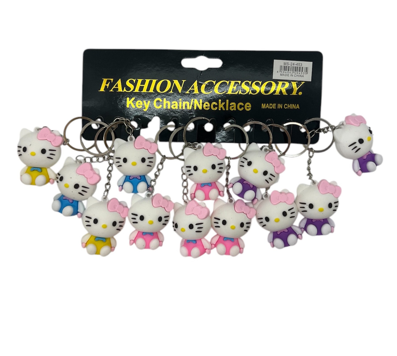 Брелок гумовий Hello Kitty з бантиком