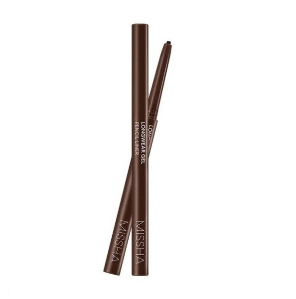 Стійкий гелевий олівець лайнер коричневий Missha Longwear Gel Pencil Liner Brick Brown 0.14 г
