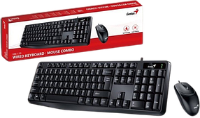 Комплект (клавіатура, миша) Genius KM-170 Black Ukr (31330006409)