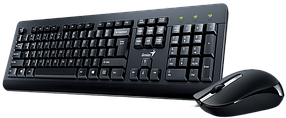 Комплект (клавіатура, миша) Genius KM-160 Black Ukr (31330001419)