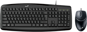 Комплект (клавіатура, миша) Genius Smart KM-200 Black Ukr (31330003410)