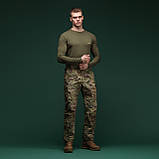 Кофта-лонгслів Ukrarmor Pulse Longsleeve. Cotton and Elastane. Олива. Розмір L, фото 6